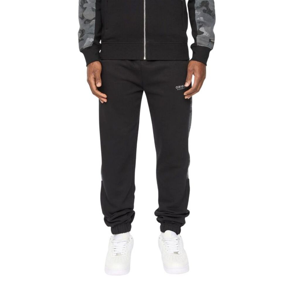 Crosshatch Mens Branton Sweatpants / Black